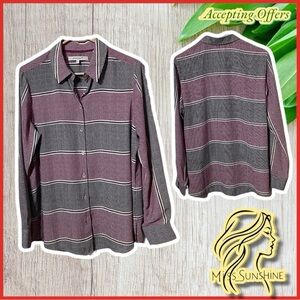 foxcroft NWT - Sz 10 - multicolor button down shirt